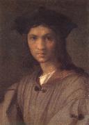 Andrea del Sarto Potrait of man oil on canvas